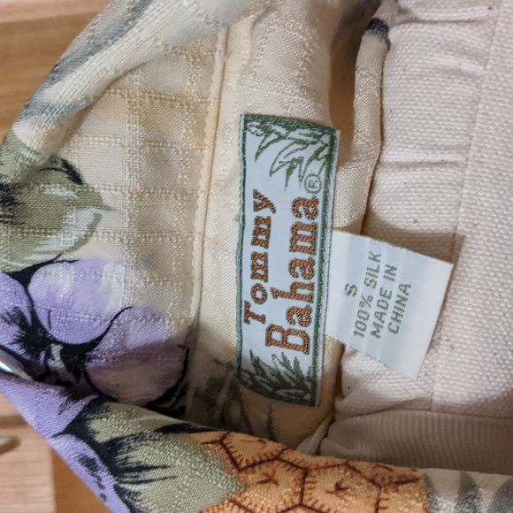 Tommy Bahama yellow Silk sleeveless button down top sz S - Picture 5 of 11